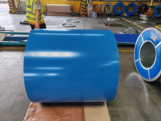 شراء Pre Painted Steel Coil with Top Coating Thickness 10-25μm Zinc Coating 30-275g/m2 and Coil Weight 3-8MT online manufacture