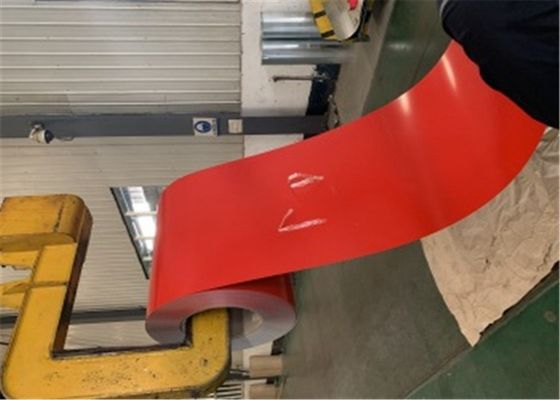 شراء Z275 RAL 4089 صفائح فولاذية مجلفنة بيضاء 2400 مم مطلية مسبقًا في ملفات online manufacture