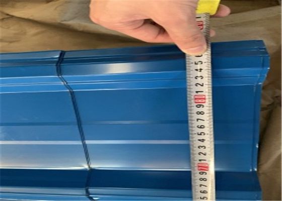 شراء 76mm 17mm قبل الطلاء المموج ورقة التسقيف المموج لوحات الحائط المعدنية online manufacture