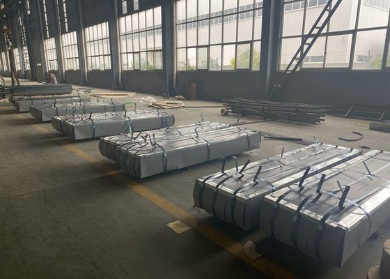 يشتري DX51D Z60G صفيحة السقف الملوث المموج 2000mm 2400mm online manufacture