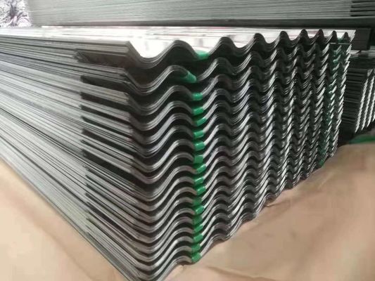 شراء طلاء الزنك 275g / m2 JIS G3302 SGCC صفيحة السقف الملوث المموج online manufacture