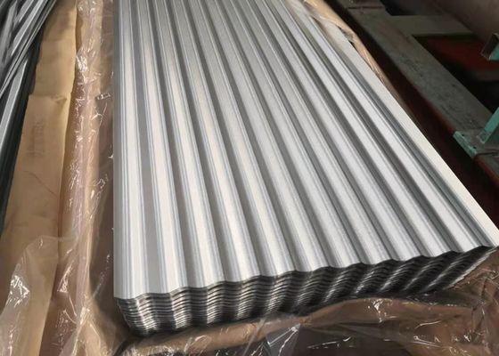 يشتري 0.5mm DX51D AZ275 صفيحة السقف المموجة Galvalume مع عرض فعال 800mm للسقف الصناعي online manufacture